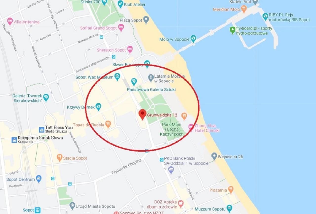 Apartment Sea & 50 M Monte Casinno 100 M Lux Sopot